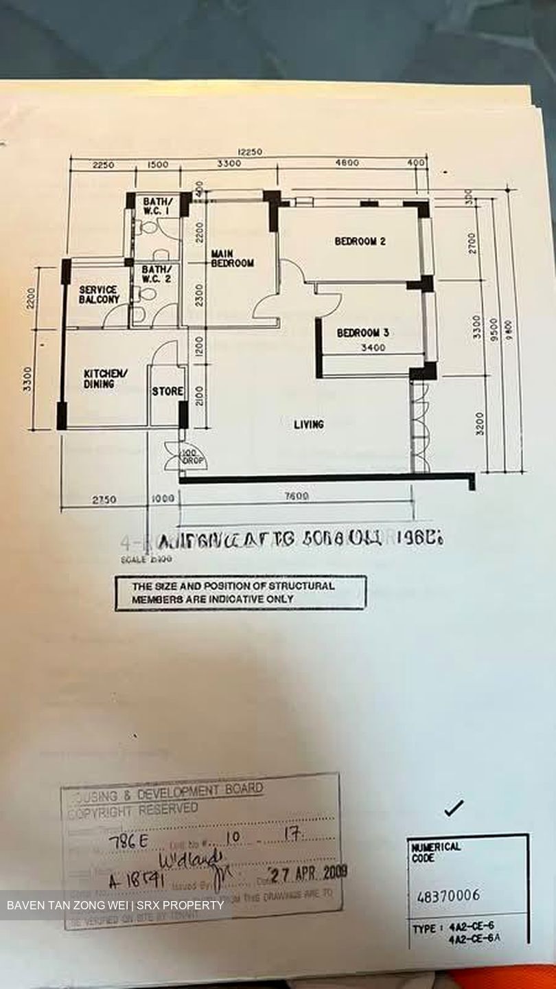 Blk 786E Woodlands Drive 60 (Woodlands), HDB 4 Rooms #602857981